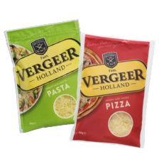 Vergeer geraspte kaas